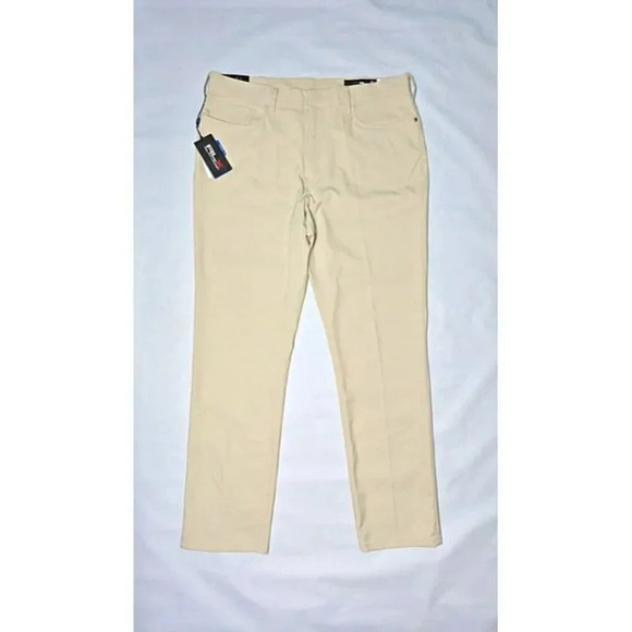 RLX Ralph Lauren Men's Tailored Fit Performance Twill Pant Basic Sand Size 36 - Picture 3 of 8